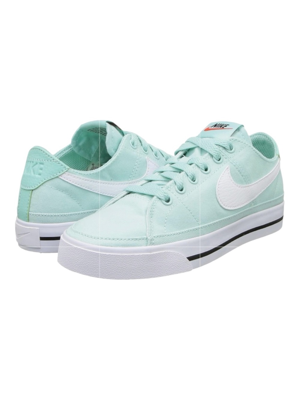 WOMEN’S NIKE COURT LEGACY CANVAS SHOE POWDER GREEN SIZE 6.5 COMFORT STYLE CASUAL
